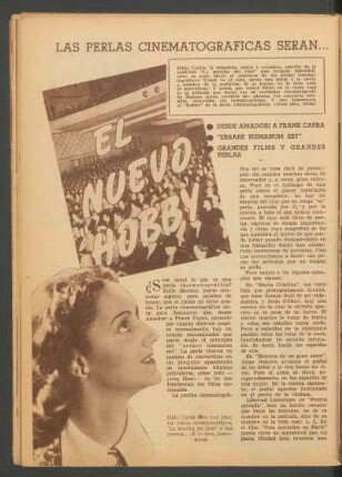 El nuevo hobby - Las perlas cinematográficas serán...