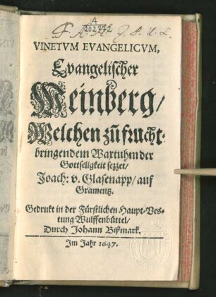 Vinetum Evangelicum