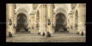 Innenansicht der Kirche San Nicolo, Catania