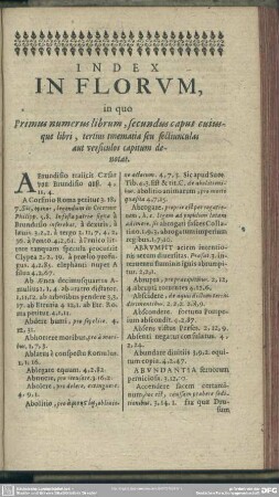 Index In Florum