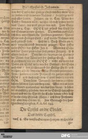 Die Epistel an die Ebräer.