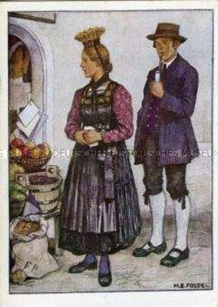 Vorarlberger Bauernpaar