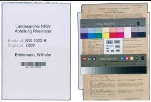 Entnazifizierung Wilhelm Brinkmann , geb. 24.03.1891 (Heizer)