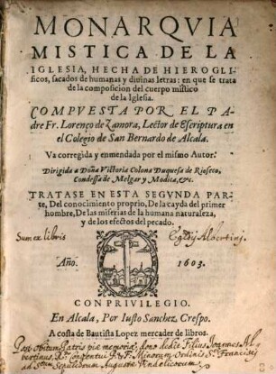 Monarquia mistica de la iglesia