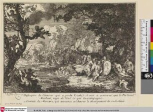 [Amor und ein Porträt von Psyche; Les amours de Cupidon et de Psyché]
