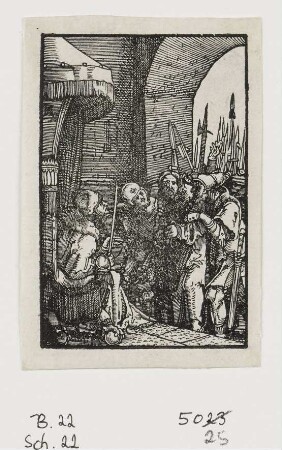 Christus vor Pilatus, Blatt 22 der Folge "Sündenfall und Erlösung des Menschengeschlechts"