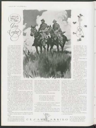 La musa de la sierra - Una cifra : Ilustración de Peláez