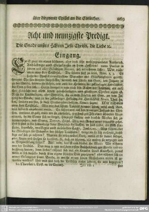 Acht und neunzigste Predigt