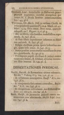 Dissertationes Iuridicae
