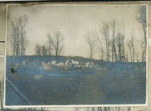 Foto einer Brückenbauübung bei Savigny-sur-Aisne