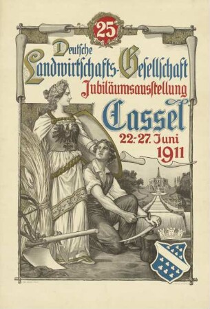 Deutsche Landwirtschafts-Gesellschaft Jubiläumsausstellung Cassel 22.-27. Juni 1911