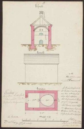 Eisenmann, Ludwig, Schuhmacher Bau eines Backofens
