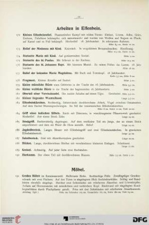 Möbel (Nr. 191-228)