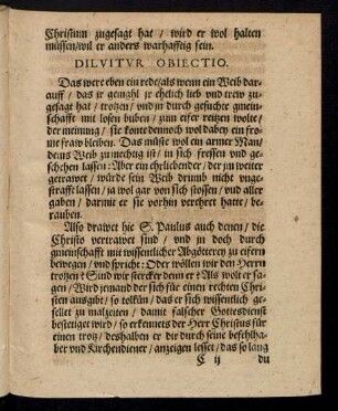 Diluitur Obiectio.