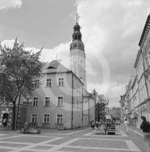 Ring Grünberg mit Rathausturm