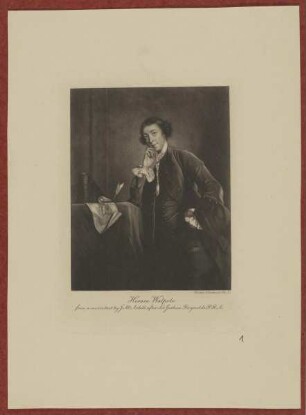 Bildnis des Horace Walpole