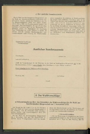 8. Die Wahlvorschläge