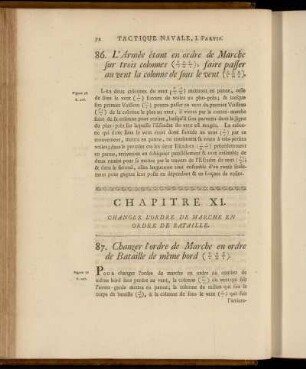 Chapitre XI. Changer l´Ordre de Marche en ordre de Bataille de même bord (...).