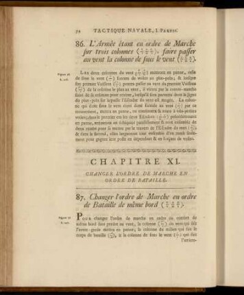 Chapitre XI. Changer l´Ordre de Marche en ordre de Bataille de même bord (...).