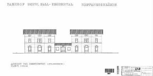 Schwäbisch Hall-Hessental: Ansicht Straßenseite Empfangsgeb.