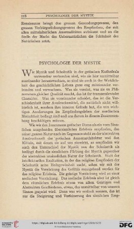 Psychologie der Mystik