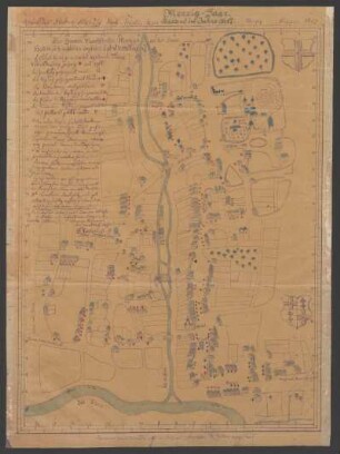 Abriss des Flecken Merzig : Anno 1617