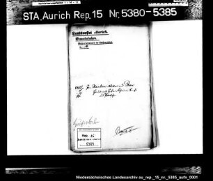 Hausiererkonzessionen für Einwohner aus dem Amt Weener: Jan Honken's Witwe aus Boen, Senf und Zichorien