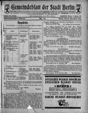 1926,47: Nr. 47, 21. November 1926