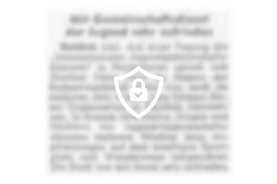 Mit Gemeinschaftsdienst der Jugend sehr zufrieden