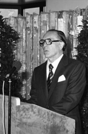 Freiburg: Eröffnungsfeier; Ansprache: Dr. Strassner