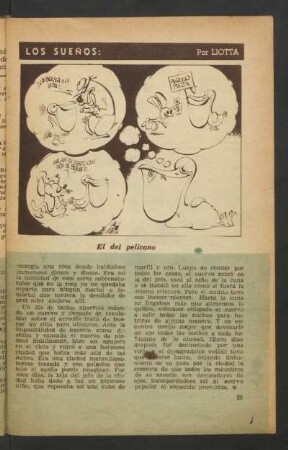 Los sueños: el del pelicano - [Dibujo]