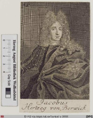 Bildnis James Fitzjames, 1687 Duke of Berwick