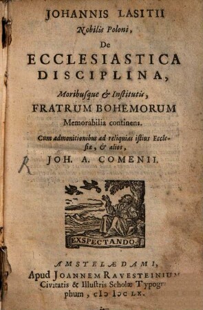 De ecclesiastica disciplina ... Fratrum Bohemorum ...