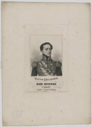 Bildnis des Königs Miguel I. von Portugal