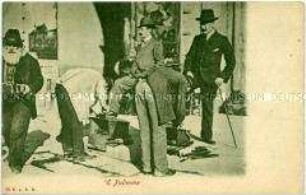 Schuhputzer in Italien