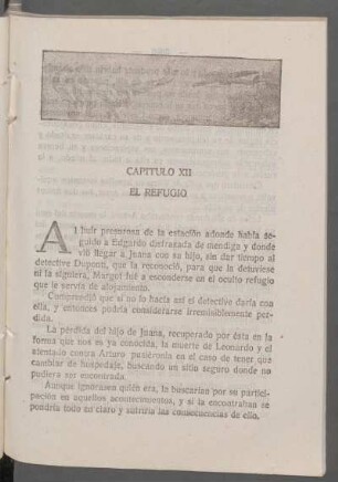 Capítulo XII - El refugio