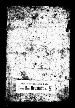 Gerichtshandelsbuch von Ehrenberg (bei Hohnstein), Bd. 1