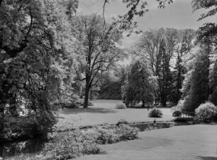 Bad Muskau. Fürst-Pückler-Park Bad Muskau. Blick in den Park