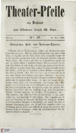 Nro. 17 (28. April 1850)