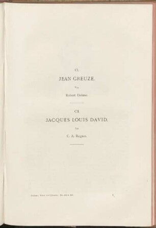 CI. Jean Greuze. Von Robert Dohme.