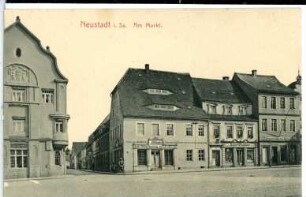 Neustadt in Sachsen. Markt : Neustadt in Sachsen. Markt