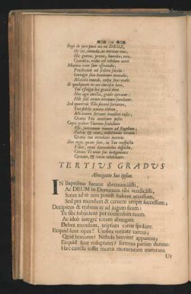 Tertius Gradus. Abnegatio Sui ipsius.