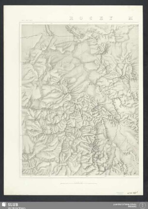 Rocky Mountains. Map I. West Half
