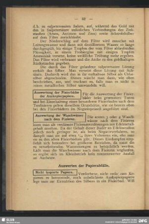 Auswerten der Papierabfälle