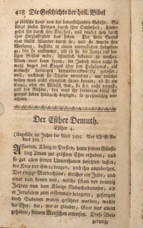 Der Esther Demuth. Esther 4.