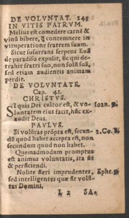 De Voluntate. Cap. 41.