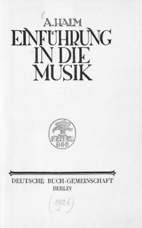 Einführung in die Musik