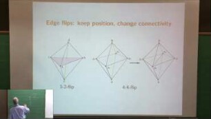 MMPDE moving mesh smoothing: Tetrahedral mesh improvement using moving mesh smoothing and lazy searching flips