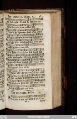 Der CXXXIII. Psalm. 133.