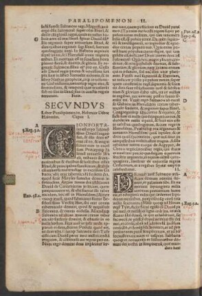 Secundus Liber Paralipomenon, Hebraice Dibre Haiomim.